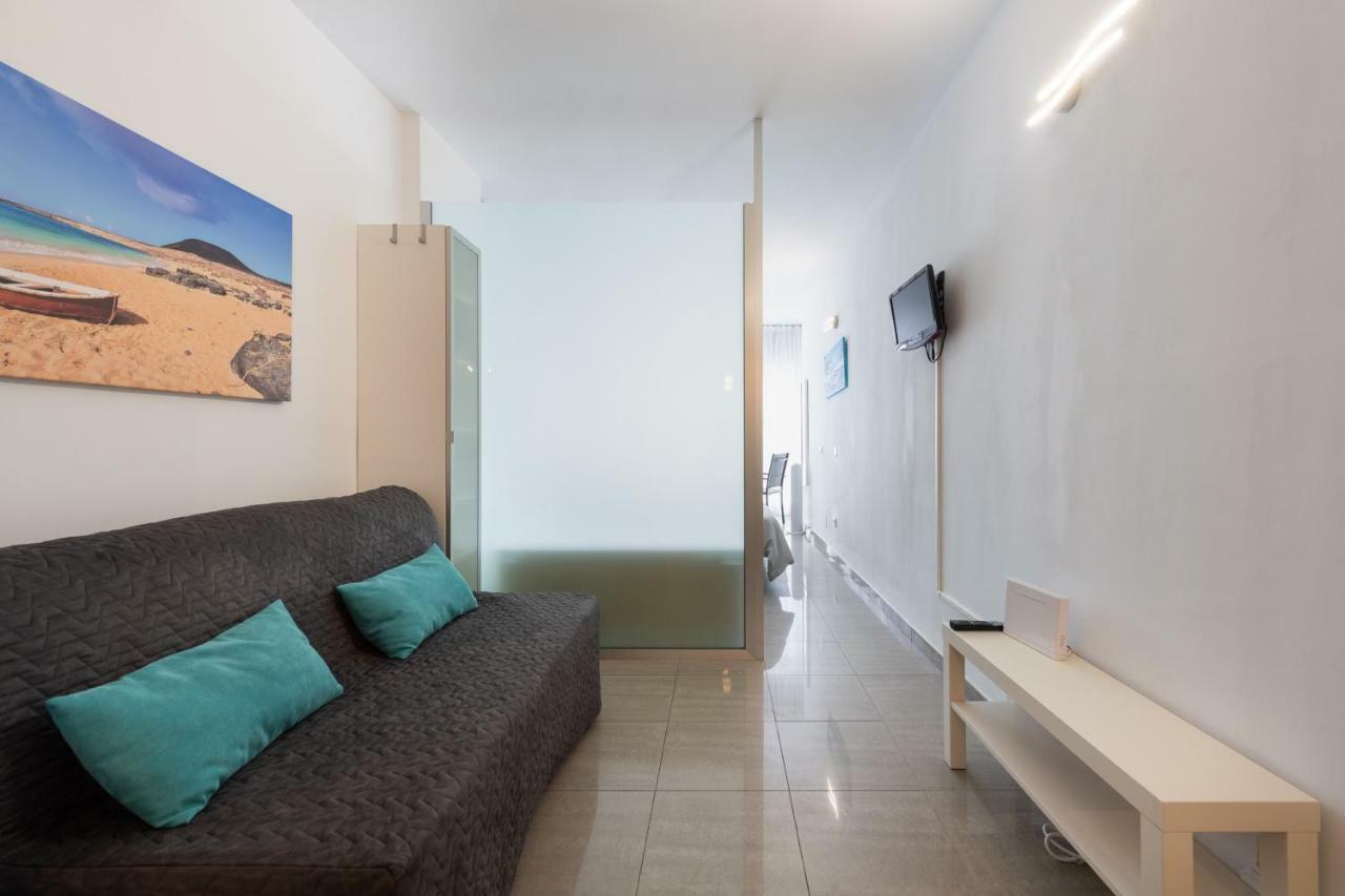 Ferienwohnung 1St Line Studio Las Canteras Beach - Wifi Las Palmas / Gran Canaria Exterior foto