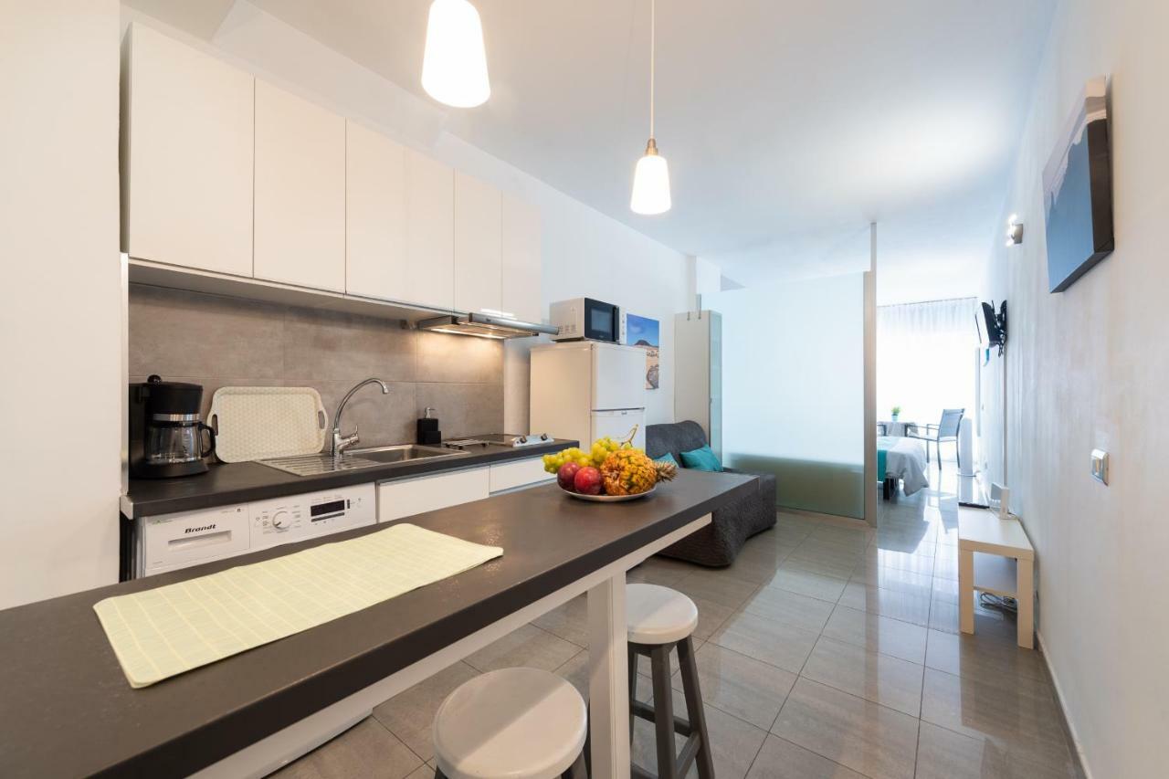 Ferienwohnung 1St Line Studio Las Canteras Beach - Wifi Las Palmas / Gran Canaria Exterior foto
